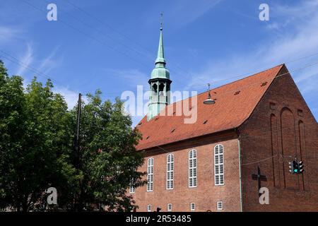 31 MAI 2023/ dänischer Protestant Allehelgens kirke von der Kirche in der dänischen Hauptstadt Kopenhagen Dänemark. (Foto: Francis Joseph Dean/Dean Pictures) Stockfoto