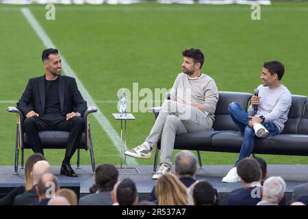 Barcelona, Spanien. 31. Mai 2023. BARCELONA, SPANIEN – 31. MAI: .Sergio Busquets während seines Abschieds im Spotify Camp Nou am 31. Mai 2023 in Barcelona, Spanien (Kreditbild: © Gerard Franco/DAX via ZUMA Press Wire) NUR REDAKTIONELLE VERWENDUNG! Nicht für den kommerziellen GEBRAUCH! Stockfoto