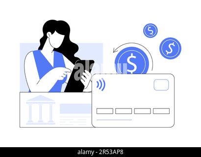 Chargeback Abstract Concept Vector Illustration. Stock Vektor