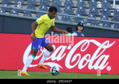 La Plata, Argentinien, 31. Mai 2023, Kaiki Bruno von Brasilien während des Spiels der sechzehn. FIFA-Weltmeisterschaft U20 im Diego Armando Maradona Stadium (Foto: Néstor J. Beremblum) Stockfoto