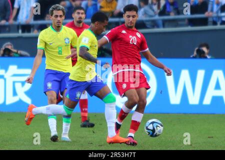 La Plata, Argentinien, 31. Mai 2023, Arthur of Brazil während des Spiels der sechzehnten FIFA-Weltmeisterschaft U20 im Diego Armando Maradona Stadium (Foto: Néstor J. Beremblum) Stockfoto