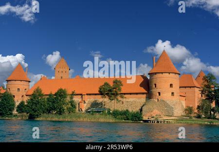 Trakai Insel Burg Trakai, Litauen Stockfoto