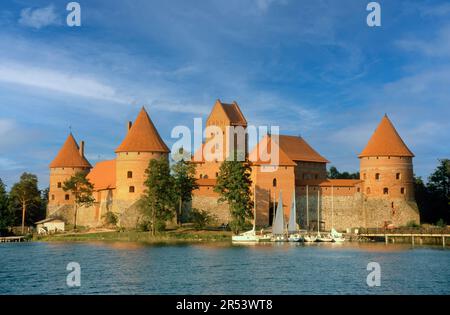 Trakai Insel Burg Trakai, Litauen Stockfoto