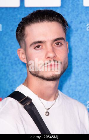 TKN nimmt am 31. Mai 2023 an der Fotokonferenz Nouvelle Ecole 2 – Netflix Party Celebration im Theatre National de Chaillot in Paris Teil. Foto: Aurore Marechal/ABACAPRESS.COM Stockfoto