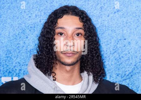 Warend nimmt am 31. Mai 2023 an der Fotokonferenz Nouvelle Ecole 2 – Netflix Party Celebration im Theatre National de Chaillot in Paris Teil. Foto: Aurore Marechal/ABACAPRESS.COM Stockfoto