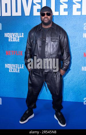 Fresh Lapeufra nimmt am 31. Mai 2023 an der Nouvelle Ecole 2 Teil – Netflix Party Celebration PhotoCall im Theatre National de Chaillot in Paris, Frankreich. Foto: Aurore Marechal/ABACAPRESS.COM Stockfoto