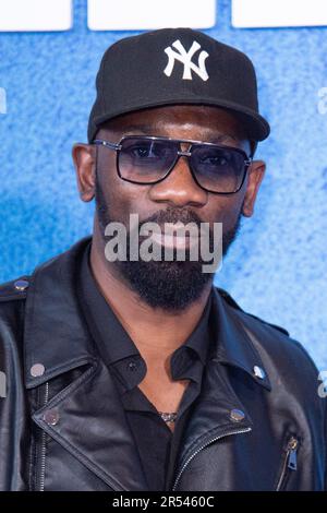 Paris, Frankreich. 31. Mai 2023. Passi nimmt am 31. Mai 2023 an der Fotokonferenz Nouvelle Ecole 2 – Netflix Party Celebration im Theatre National de Chaillot in Paris Teil. Foto: Aurore Marechal/ABACAPRESS.COM Kredit: Abaca Press/Alamy Live News Stockfoto