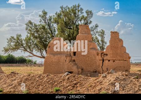 Alte Bauten - Muzahmiyah Stockfoto