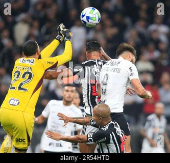 Sao Paulo, Brasilien. 31. Mai 2023. Während eines Spiels zwischen Corinthians und Atletico Mineiro in der Neo Quimica Arena in Sao Paulo, Brasilien (Fernando Roberto/SPP) Kredit: SPP Sport Press Photo. Alamy Live News Stockfoto