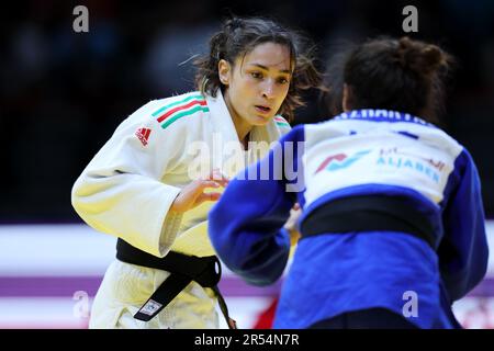 Ali Bin Hamad Al Attiyah Arena, Doha, Katar. 7. Mai 2023. Assunta Scutto (ITA), 7. MAI 2023 - Judo : Judo-Weltmeisterschaft Doha 2023 Frauen-48kg Bronze-Medaillenspiel in der Ali bin Hamad Al Attiyah Arena, Doha, Katar. Kredit: Naoki Nishimura/AFLO SPORT/Alamy Live News Stockfoto