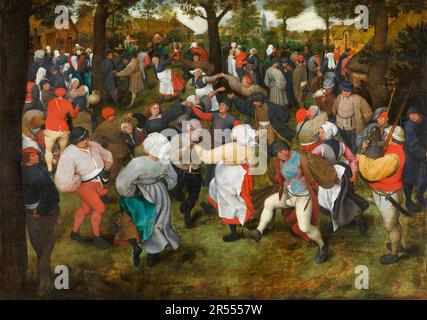 Pieter Bruegel, der Ältere, der Hochzeitstanz, Gemälde 1566 Stockfoto