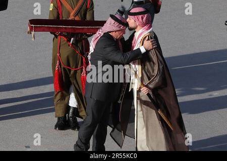 Amman, Jordanien. 31. Mai 2023. König Abdullah II. Veranstaltet am Abend vor der Hochzeit seines Sohnes Kronprinz Al Hussein ein Bankett-Dinner im Madareb Bani Hashem in Amman, Jordanien, am 31. Mai 2023. Foto: Balkis Press/ABACAPRESS.COM Kredit: Abaca Press/Alamy Live News Stockfoto