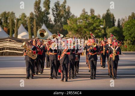 Amman, Jordanien. 31. Mai 2023. König Abdullah II. Veranstaltet am Abend vor der Hochzeit seines Sohnes Kronprinz Al Hussein ein Bankett-Dinner im Madareb Bani Hashem in Amman, Jordanien, am 31. Mai 2023. Foto: Balkis Press/ABACAPRESS.COM Kredit: Abaca Press/Alamy Live News Stockfoto