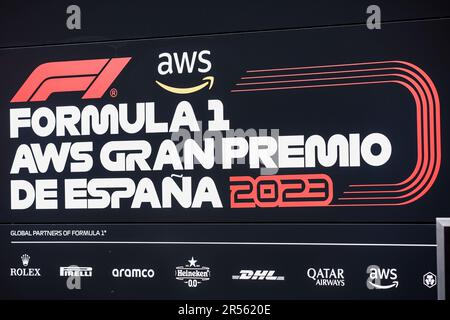 Montmelo, Espagne. 01. Juni 2023. Ambiente während der Formel 1 AWS Gran Premio de Espana 2023, 7. Runde der Formel-1-Weltmeisterschaft 2023 vom 2. Bis 4. Juni 2023 auf dem Circuit de Barcelona-Catalunya in Montmelo, Spanien - Foto Xavi Bonilla/DPPI Credit: DPPI Media/Alamy Live News Stockfoto