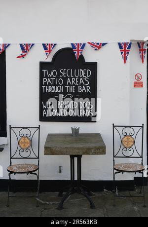 Britische Pub Stockfoto