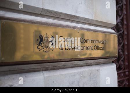 Foreign, Commonwealth and Development Office in London, Vereinigtes Königreich. Stockfoto