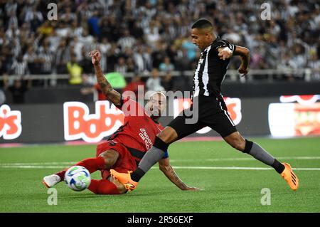 Botafogo und Athletico, für die Runde 16 der Copa do Brasil 2023, im Nilton Santos Stadium (Engenhao), diesen Mittwoch, 31. Stockfoto