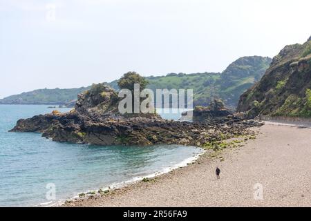 Bouley Bay, Trinity Parish, Jersey, Kanalinseln Stockfoto