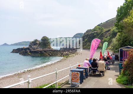 Mad Mary's Cafe in Bouley Bay, Trinity Parish, Jersey, Kanalinseln Stockfoto