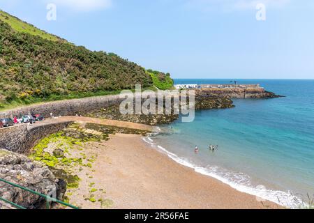 Bouley Bay, Trinity Parish, Jersey, Kanalinseln Stockfoto