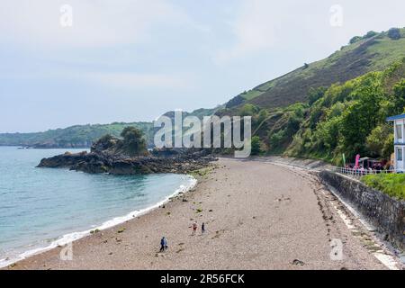 Mad Mary's Cafe in Bouley Bay, Trinity Parish, Jersey, Kanalinseln Stockfoto