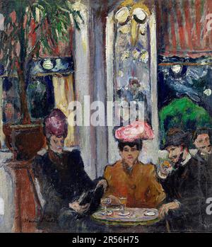 Othon Friesz. Szene in einer Pariser Brasserie von Achille-Emile Othon Friesz (1879-1949), Öl auf Leinwand, 1906 Stockfoto