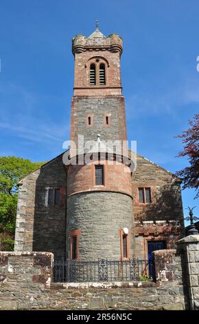 Gatehouse Parish Church, Gatehouse of Fleet, Dumfries and Galloway, Schottland, Großbritannien Stockfoto