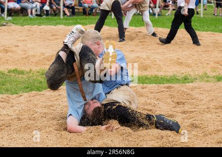 Schweizer Wrestling-Festival. gudo! Kanton tessin. Die schweiz Stockfoto