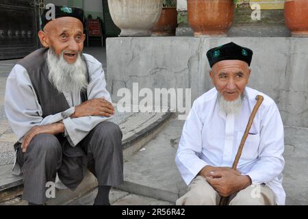 China. Xinjiang. Kashgar. Das tägliche Leben der Menschen Stockfoto