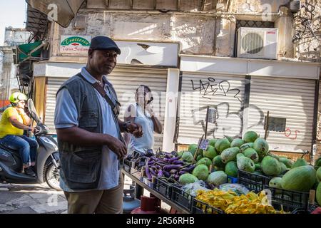 Italien. Sizilien. Palermo. Ballar Markt Stockfoto