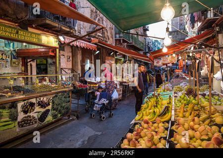 Italien. Sizilien. Palermo. Ballar Markt Stockfoto