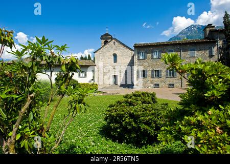 Italien. Lombardei. Colico. Komplex Santa Maria di Piona Stockfoto