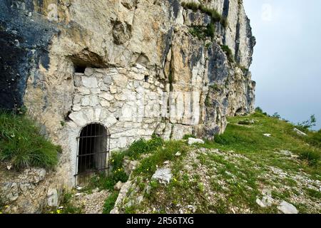 Recoaro Terme. Campogrosso-Pass Stockfoto