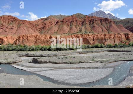 Kirgisistan. Lenin wählt Basislager aus Stockfoto