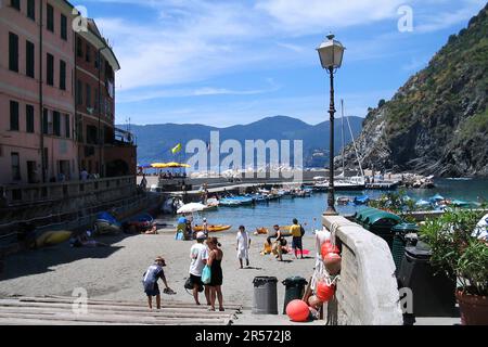 Vernazza. cinque terre. ligurien. Italien Stockfoto