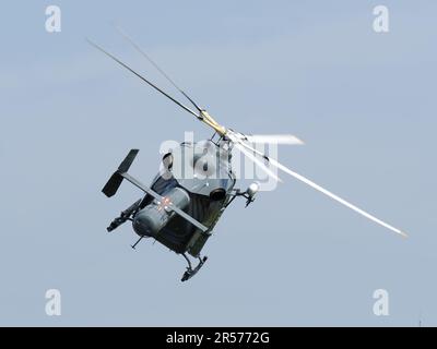 MD 900 Polizeihubschrauber. Stockfoto