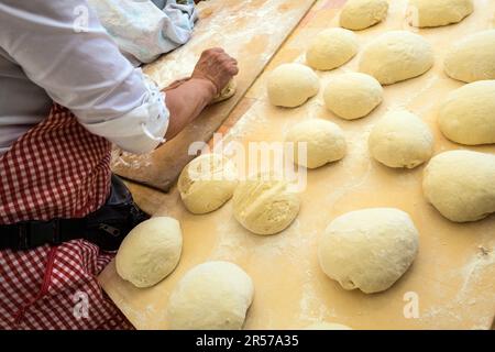 Festa del Pane. bossico. Italien Stockfoto