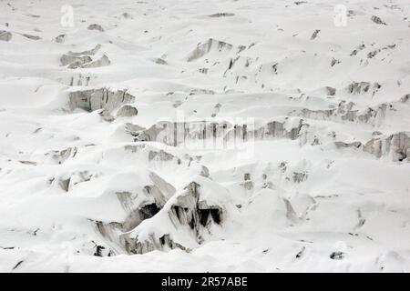 Kirgisistan. Tien Shan. Khan-Tengri-Gletscher Stockfoto