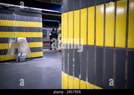 Italien, Rom, 2022-04-14. Tourismus durch die Stadt Rom, die italienische Hauptstadt, mit ihren Denkmälern und archäologischen Stätten. Italie, Rom, le 2022-04- Stockfoto