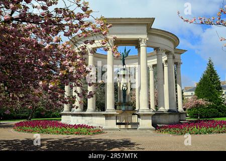 Wales National War Memorial, Alexandra Gardens, Cathays Park, Cardiff, South Wales. Stockfoto