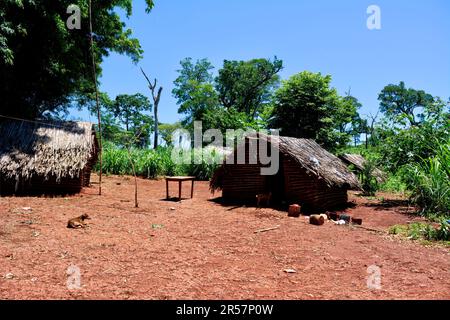 Comunidad aborigen Jejy miri in Misiones, Argentinien Stockfoto