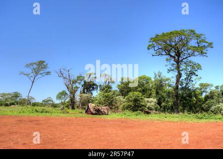 Comunidad aborigen Jejy miri in Misiones, Argentinien Stockfoto