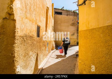 Marokko. Fes. Das tägliche Leben Stockfoto