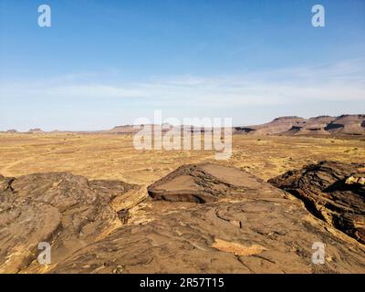 Mauretanien, Region Adrar, Umgebung von Chinguetti, Landschaft Stockfoto