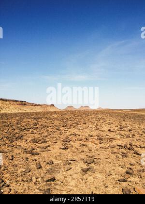 Mauretanien, Region Adrar, Umgebung von Chinguetti, Landschaft Stockfoto