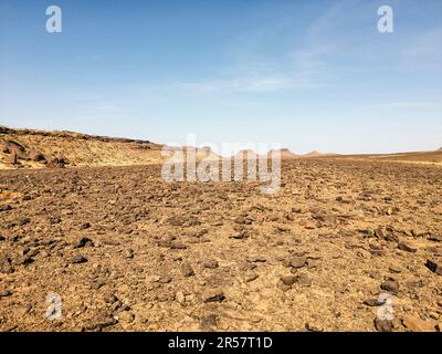 Mauretanien, Region Adrar, Umgebung von Chinguetti, Landschaft Stockfoto