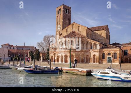 Basilika Santa Maria e San Donato, Murano, Venedig, Venedig, Regione del Veneto, Italien Stockfoto