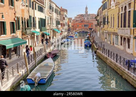 Rio di Malcanton, Dorsoduro, Venedig, Venetien, Venedig, Regione del Veneto, Italien Stockfoto