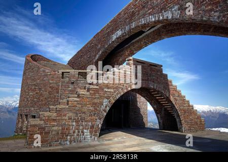 Basilika Santa Maria degli Angeli, Kapelle, Monte Tamaro, Tessin, Cappella di Santa Maria degli Angeli, Tessin, Schweiz Stockfoto