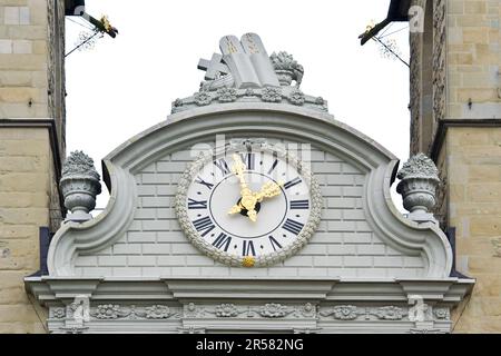 St. Leodegar-Kirche. Luzern. Die Schweiz Stockfoto